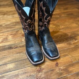 Ariat Black Tombstone Boots 10005873 Square Toe Cowboy boots